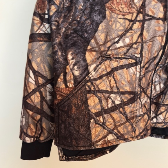 Vintage Natural Habitat Quilt Lined Camo Full Zip Jacket - Picture 3 of 11